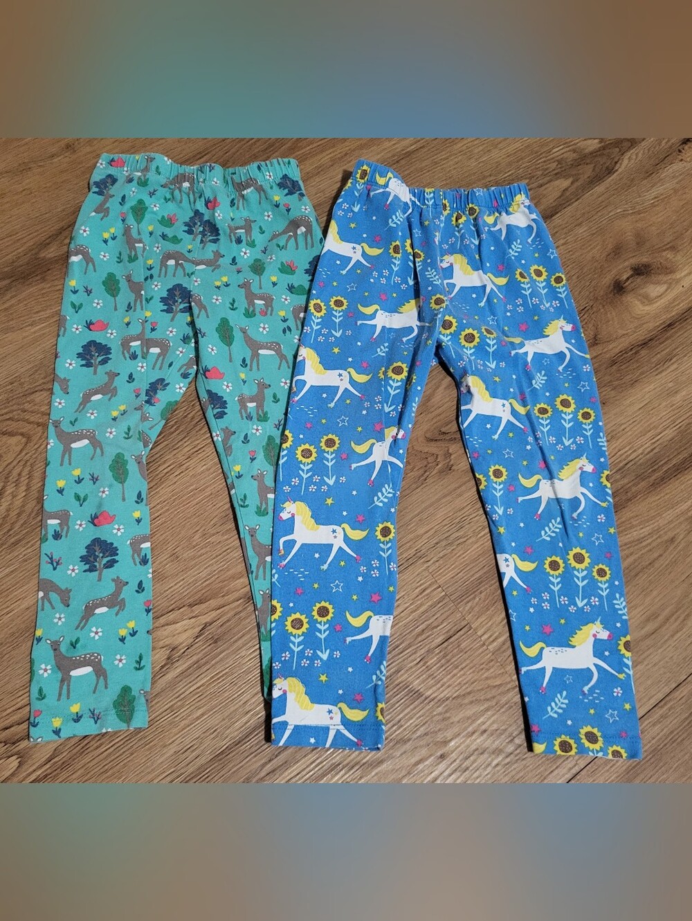 2 Pairs Of Frugi Leggings 3-4yrs